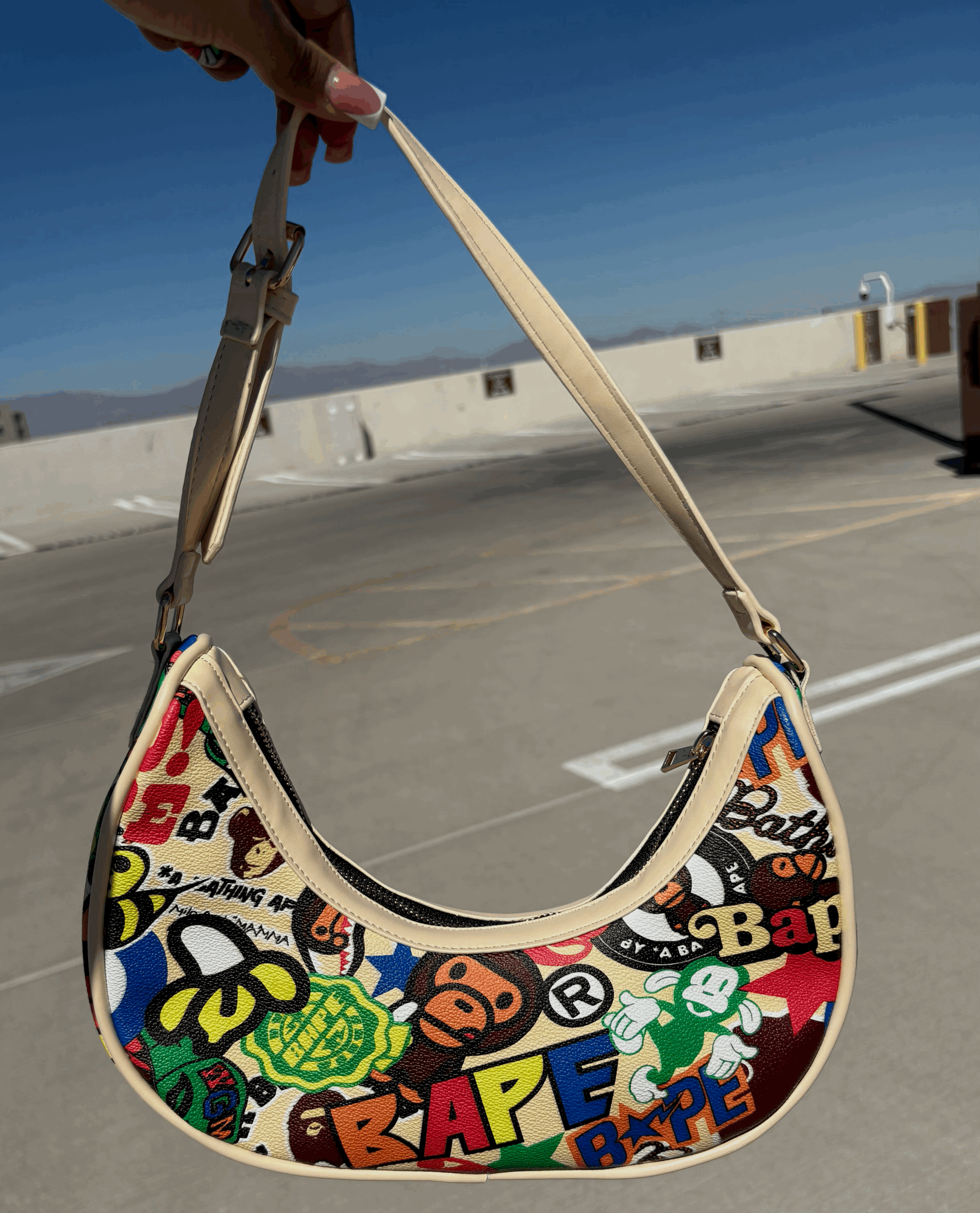 Rainbow Baby Milo Bape Moon Bag