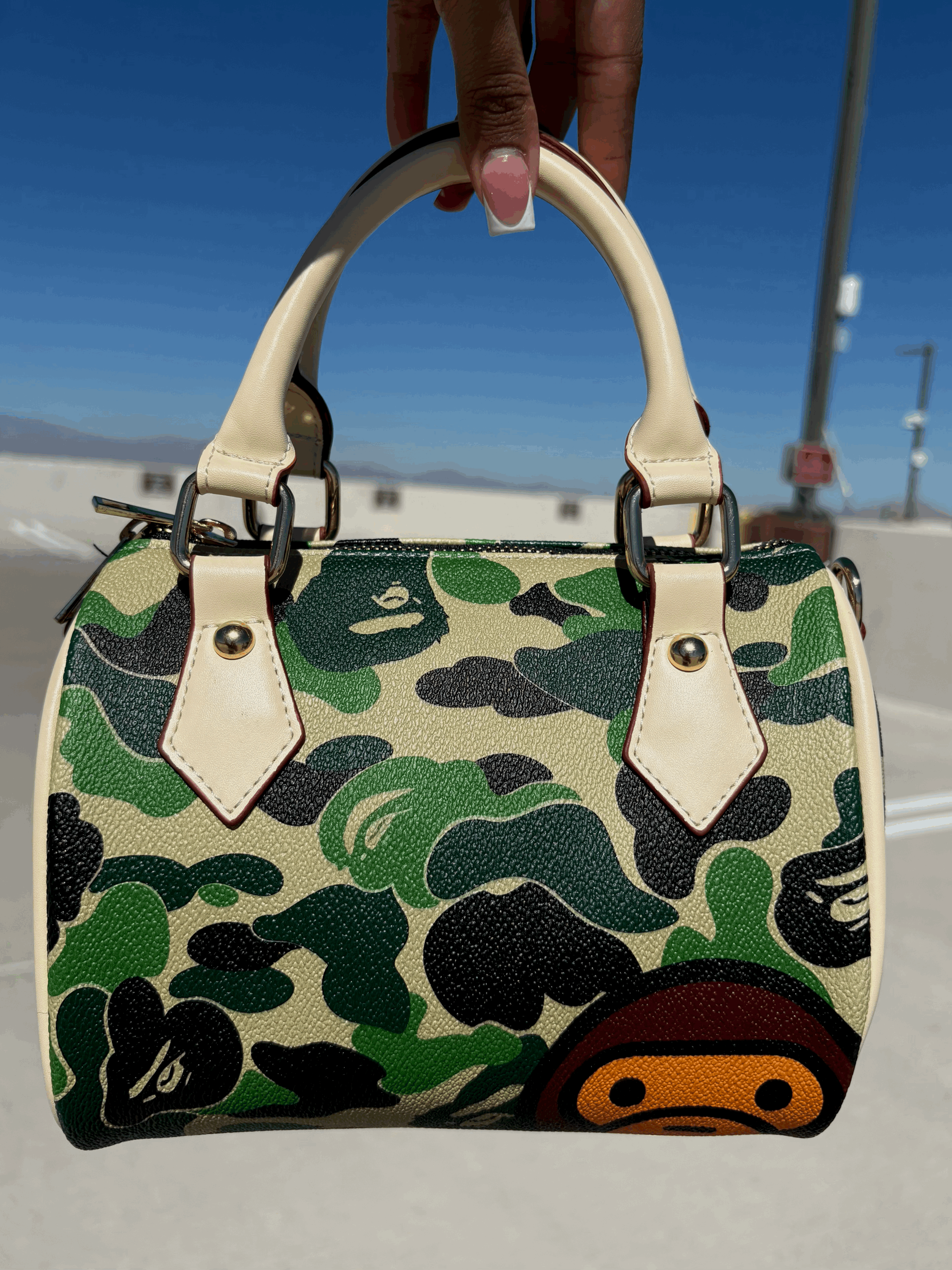 Green Baby Milo Pillow Bag