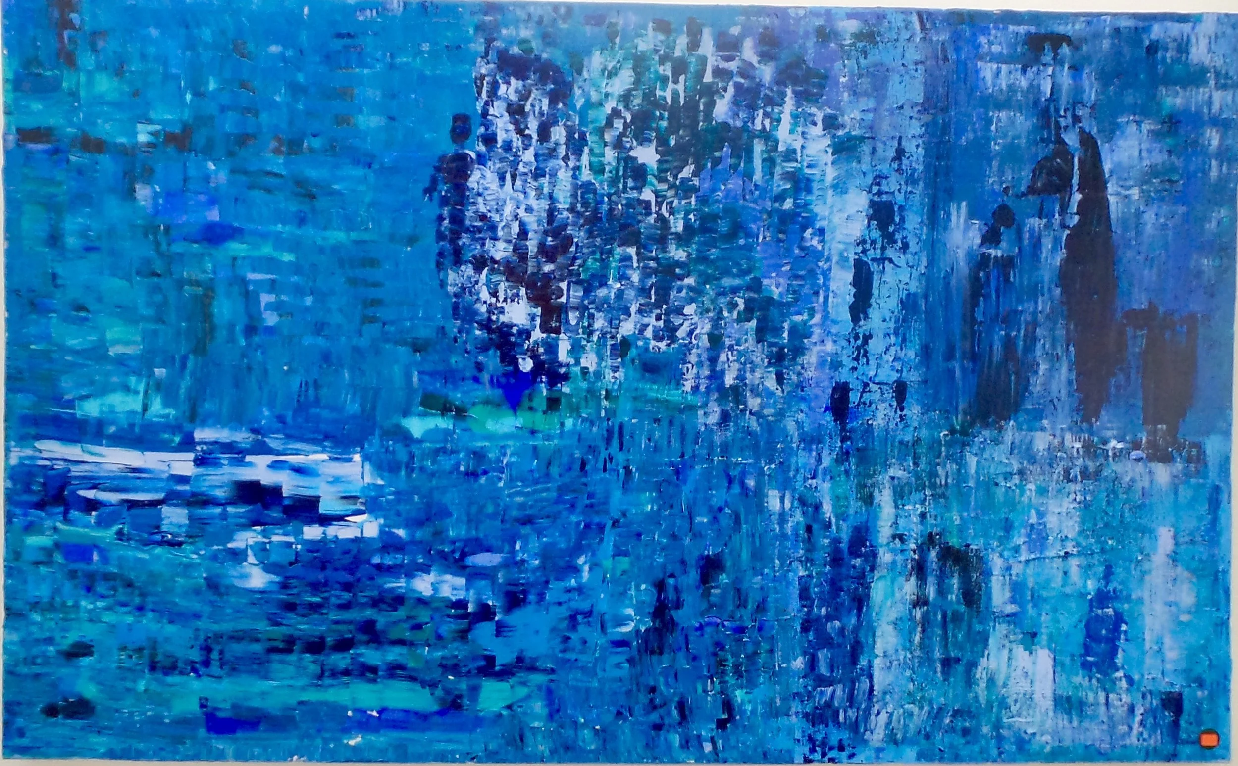 Submerged Listening
130 X 80
Acrylic 
2015