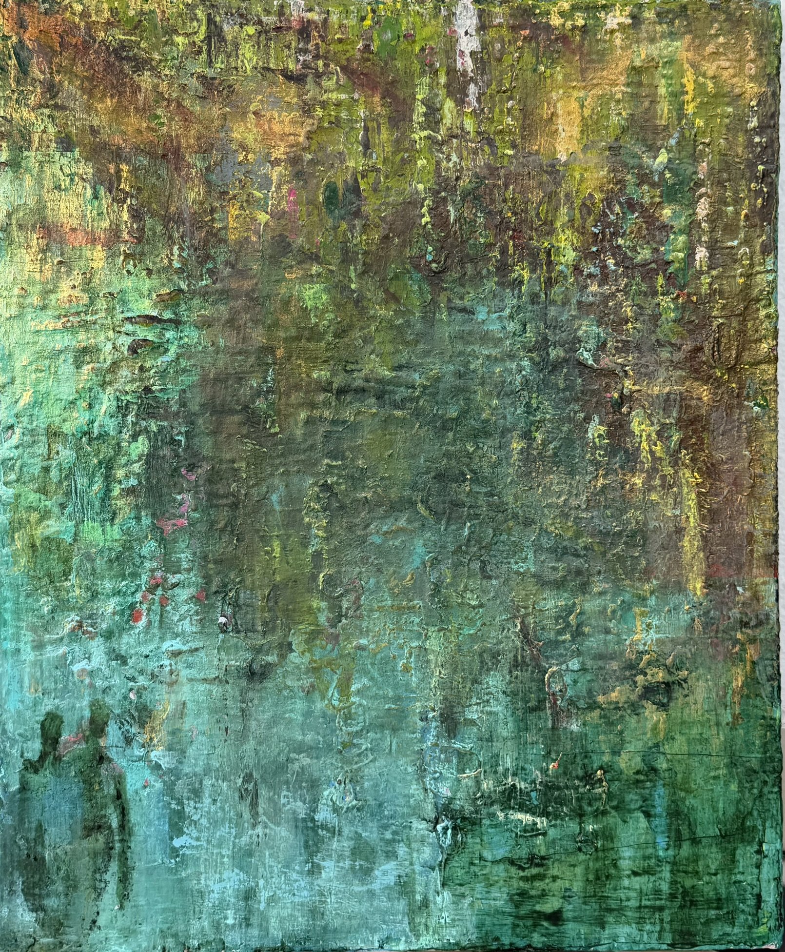 Reflection StudyI  76 x61  Mixed Media 2026