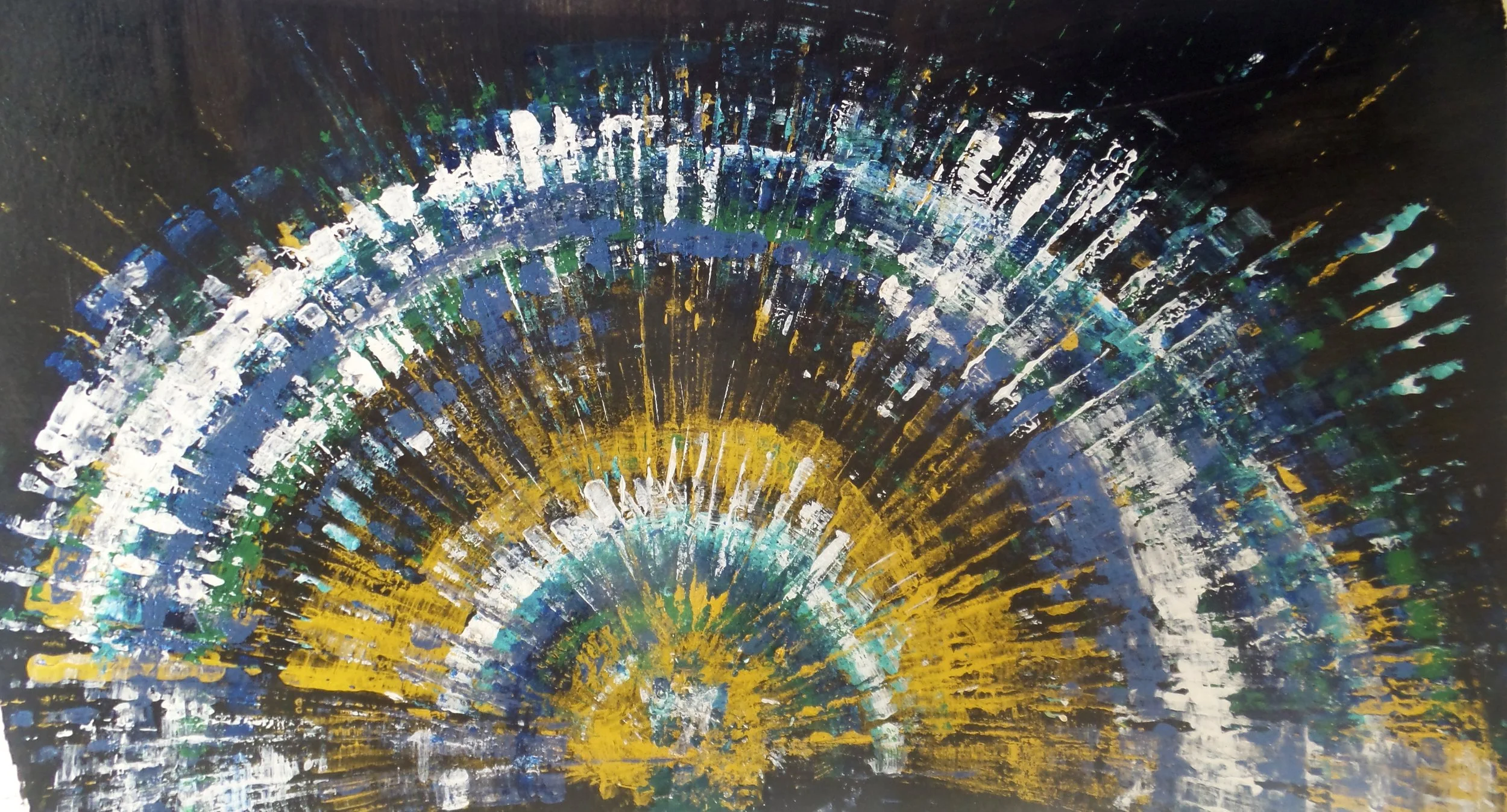 Where Light Forgets Its Name 
70 X 60
Acrylic
 2015