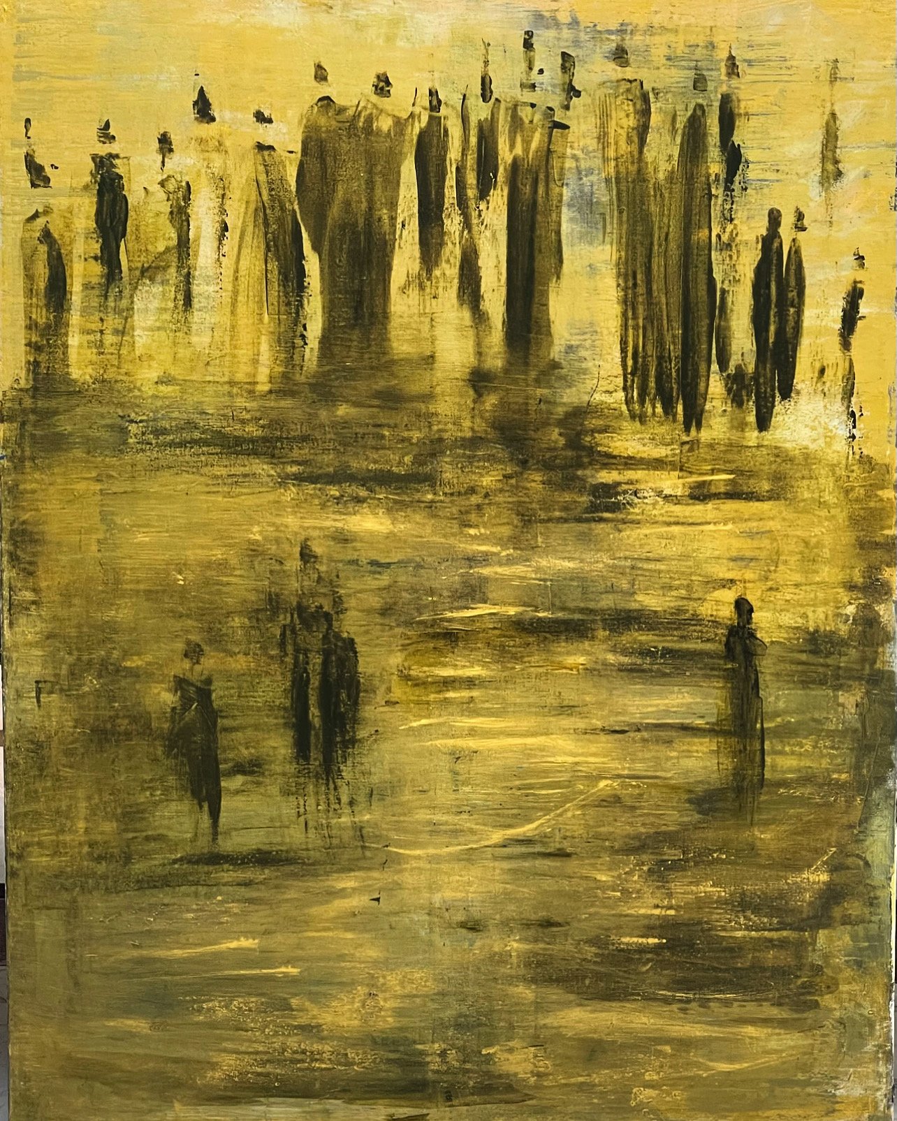 Fleeting Congregation
76 X100
Acrylic
2020