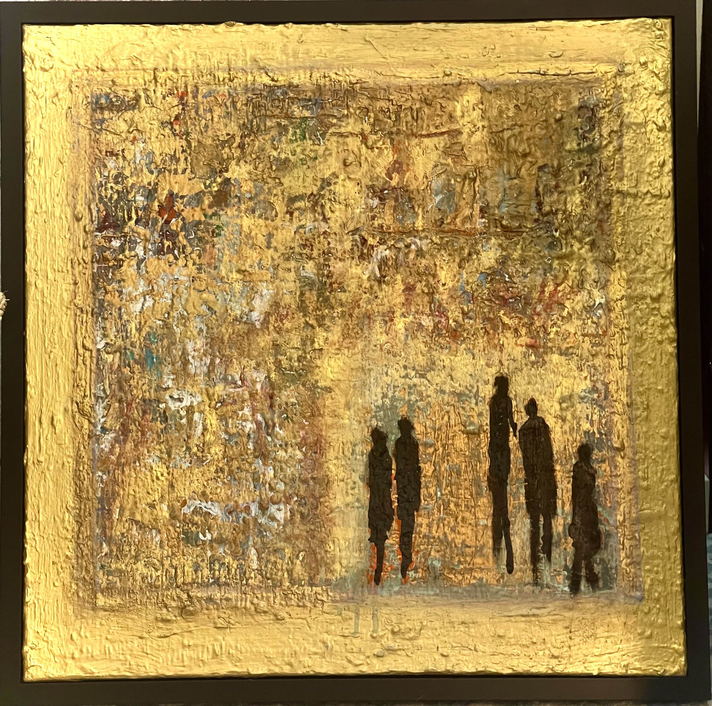 Gilded Silence
60 X 60 
Acrylic 
2025
