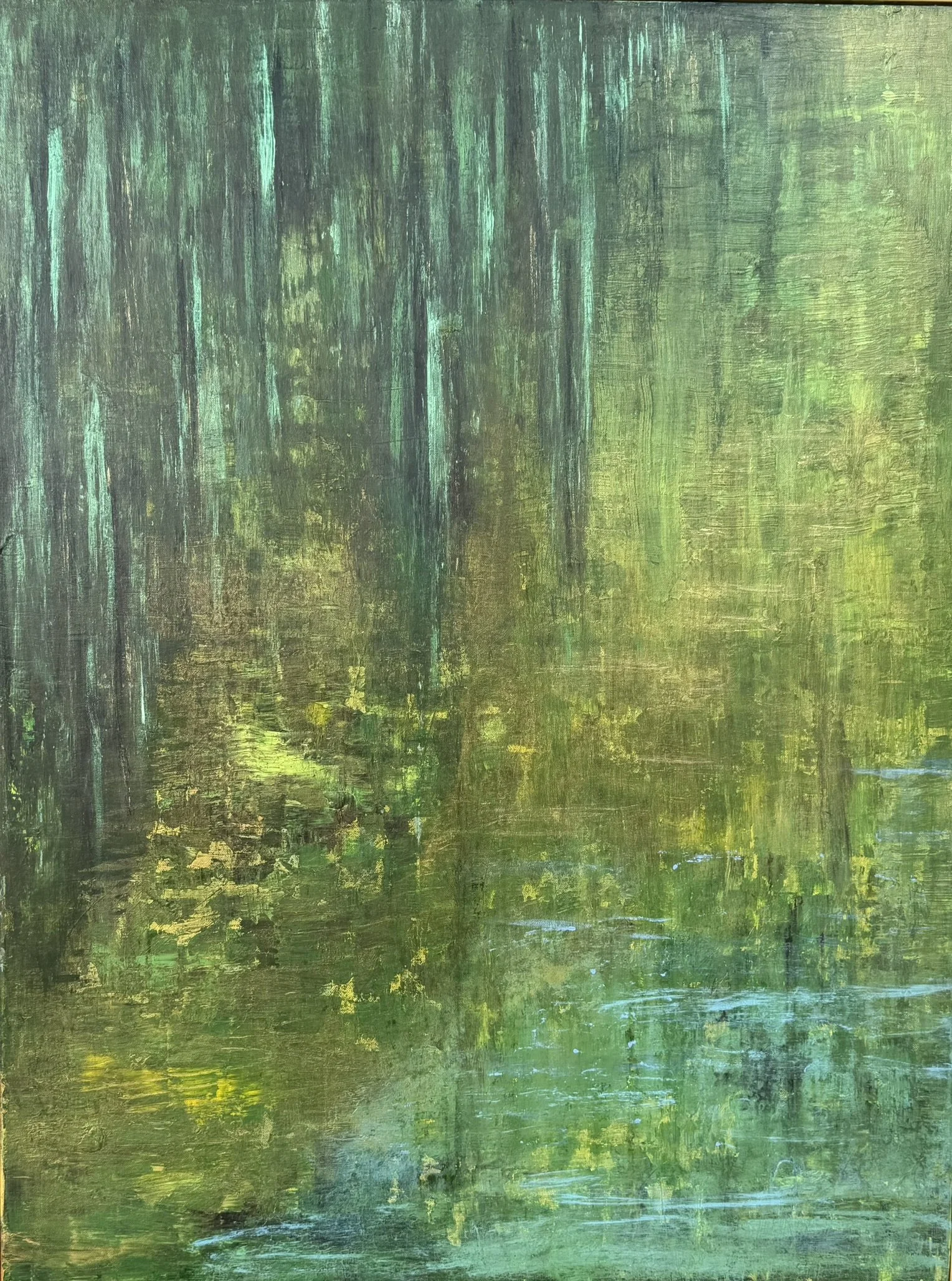 Everything I Almost Remember  100 x76  Mixed Media 2023