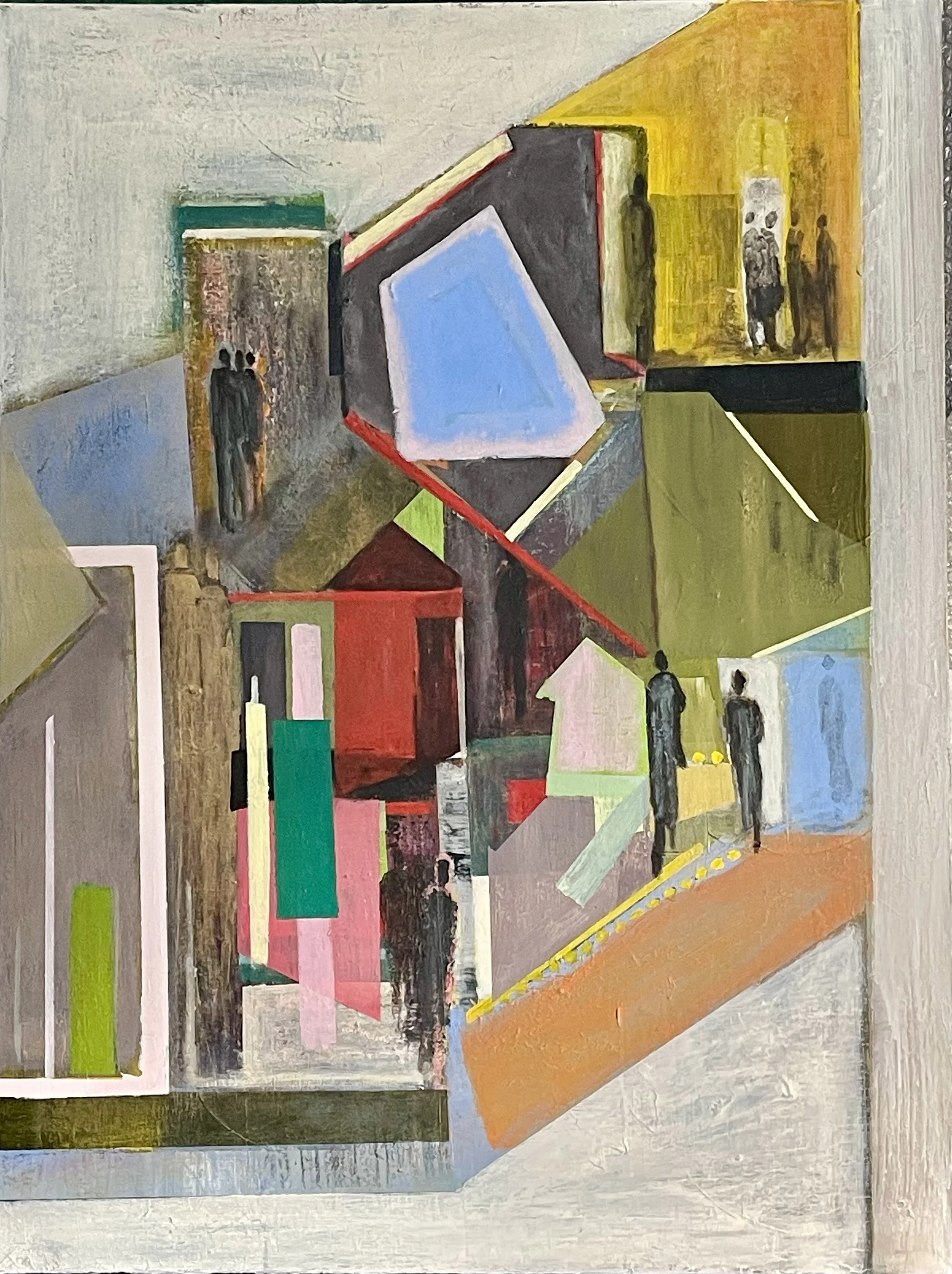 Fractured Habitat 
76 X100 
Acrylic 
2025