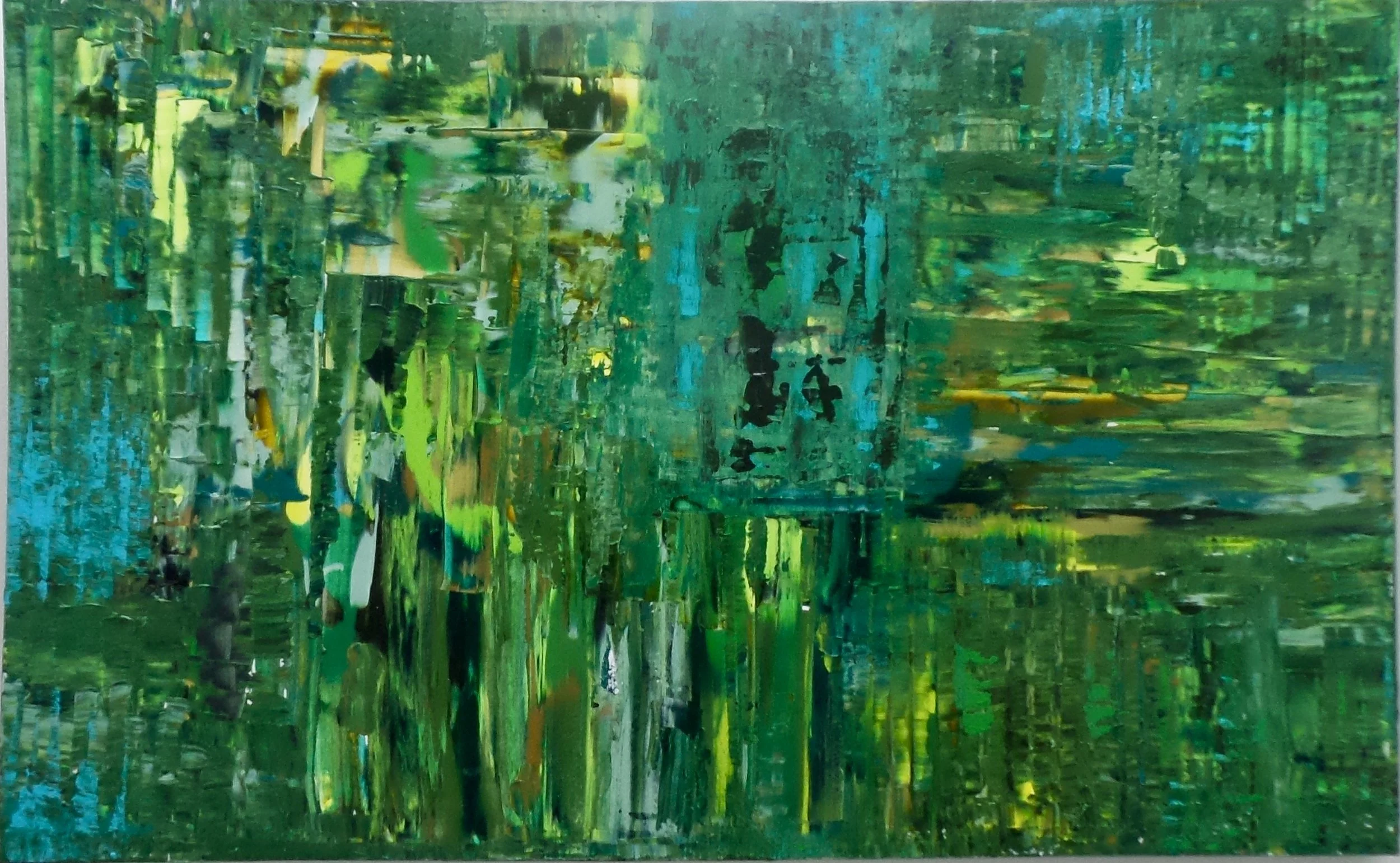 Rain Writing
80 X 120 
Acrylic 
2015