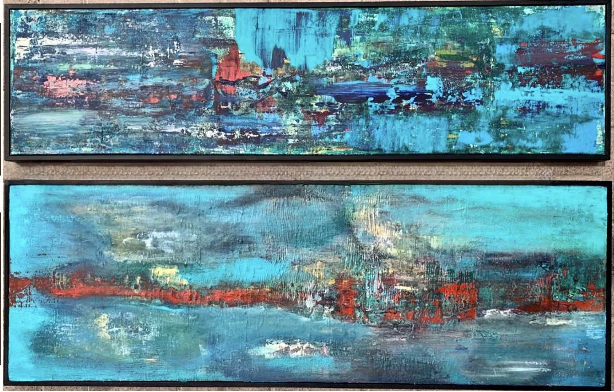 Low Horizon 
diptych
120 X 30 
120 X 40 
2020 