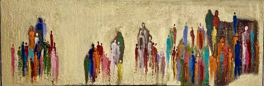 The Long Corridor
50 X  150 
Acrylic 
2022