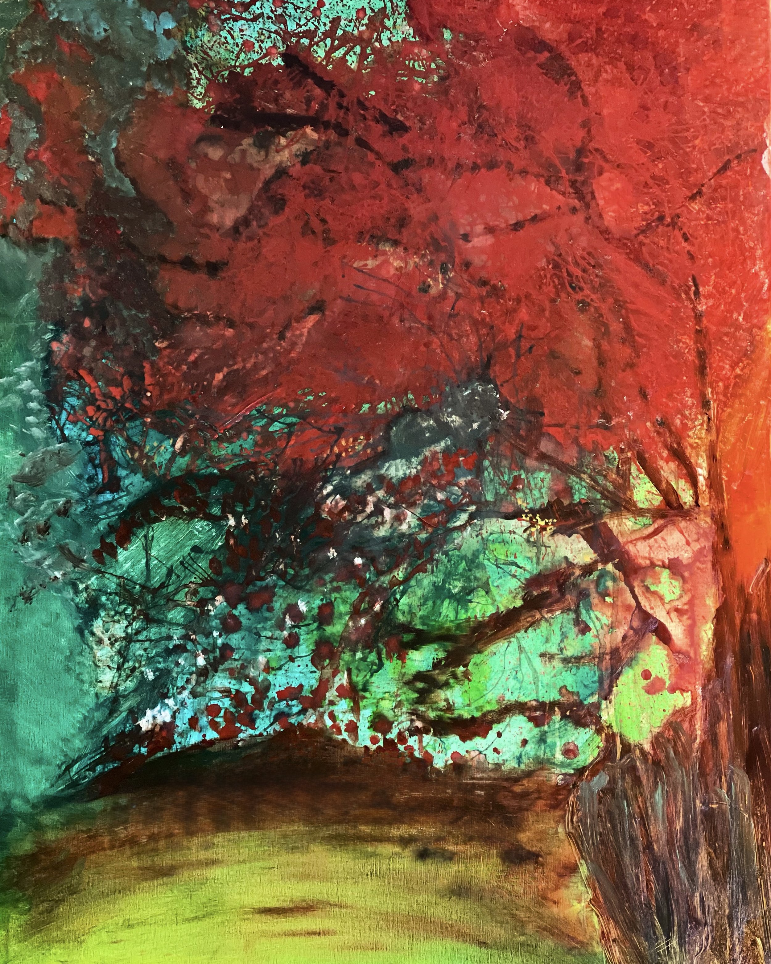 The Day The Ground Remembered
76 X 100 
oil 
2022