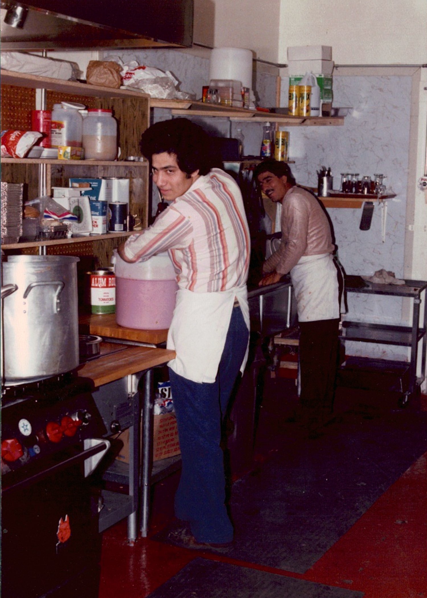 Nizario and his father in 1983