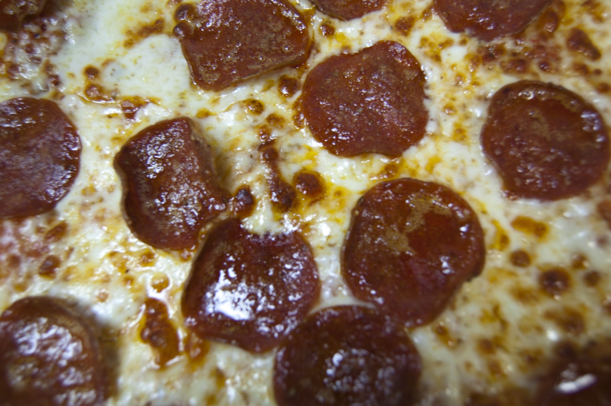 100% all beef Pepperoni Pizza
