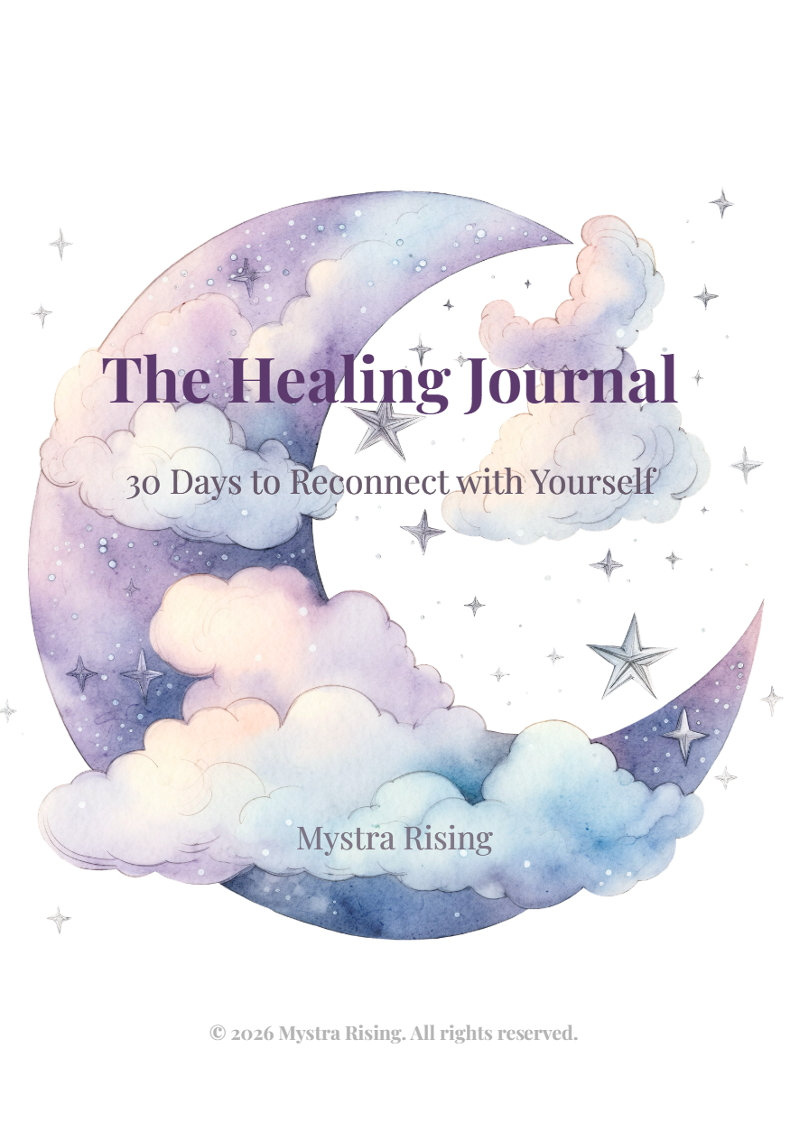 30-Day Healing Journal by Mystra Rising.