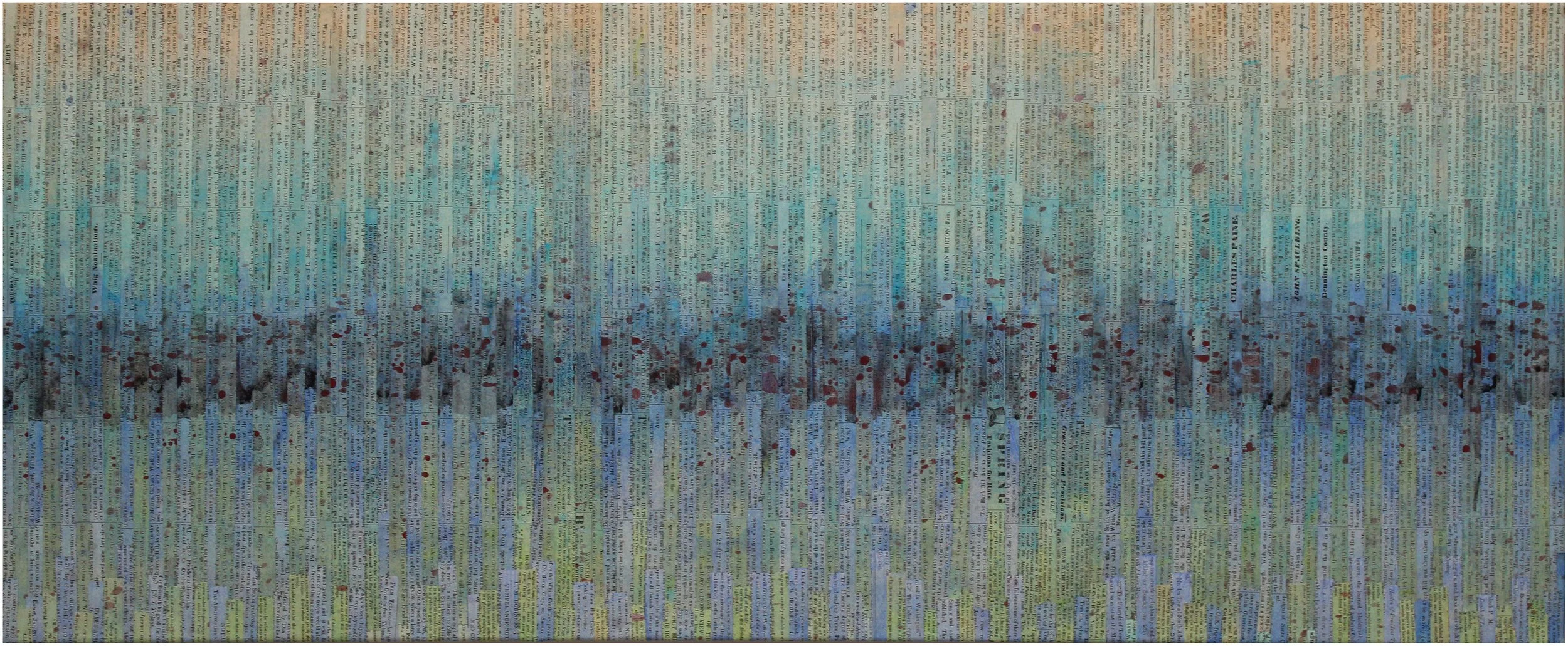 Collage by Chris Cloutier titled Murmurs