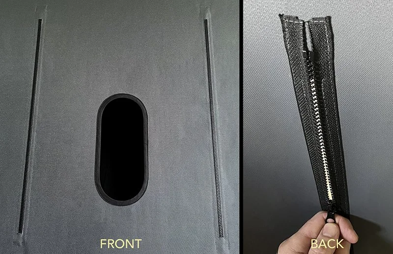 Portaglory glory hole zippered arm slits option