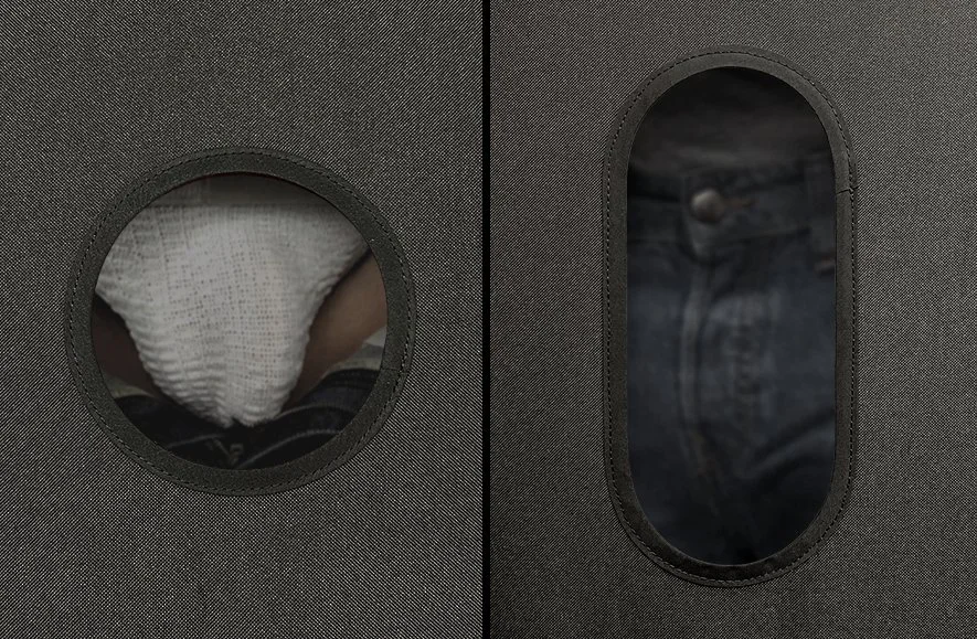 Portaglory hole shape options round and long