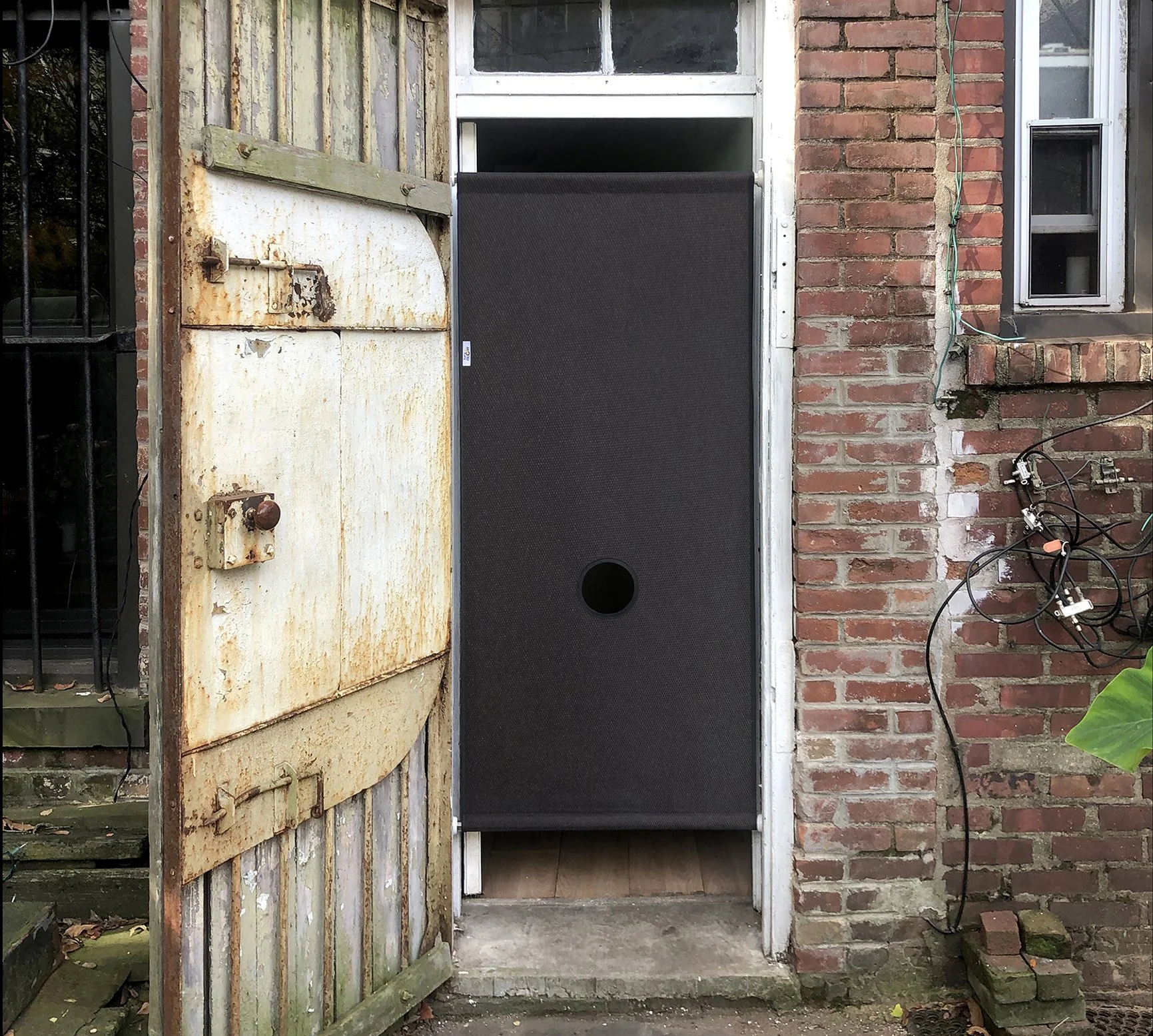 PortaGlory Original installed in an exterior doorway