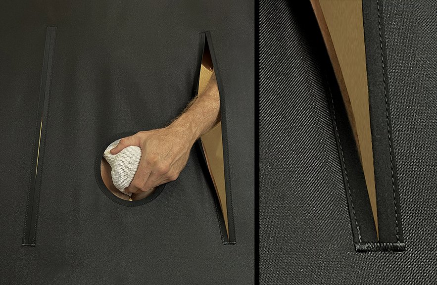 Portaglory glory hole arm slits option