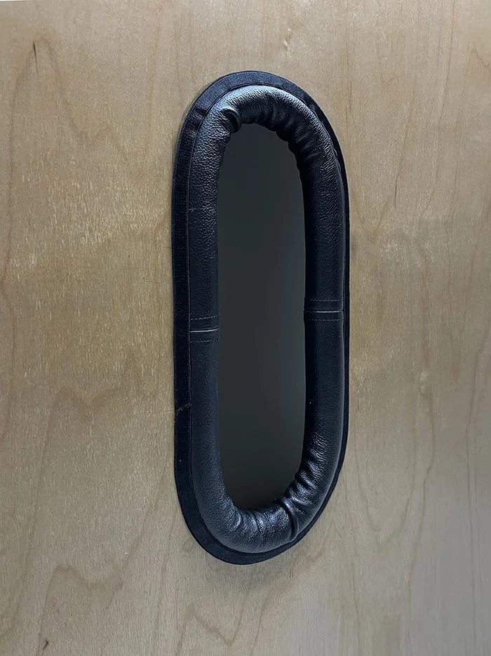 Custom PortaWoody glory hole with padded leather hole trim