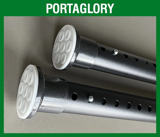 close-up of PortaGlory rods