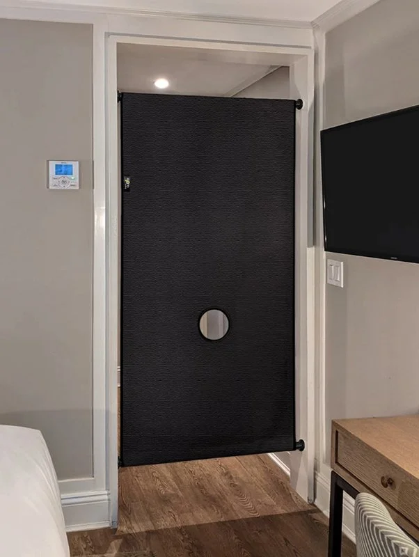PortaGlory magnum glory hole installed in hotel room