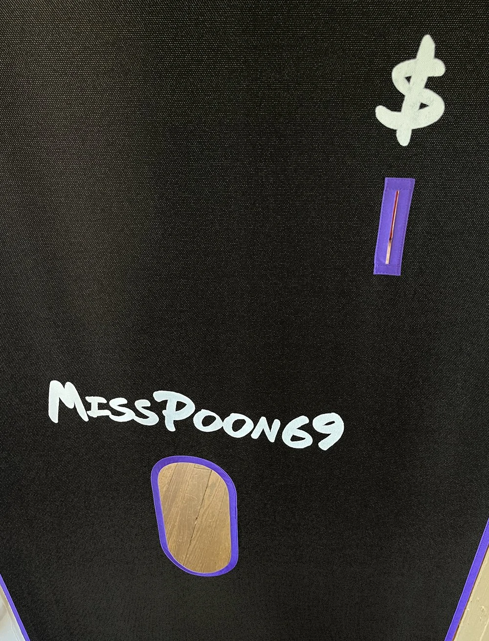 Portaglory custom text printed on panel