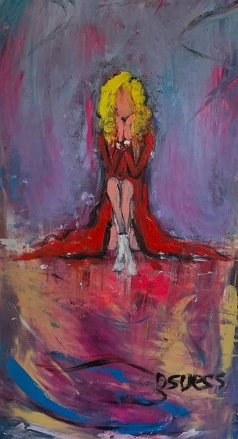 Taking Time For Oneself  48 x 24