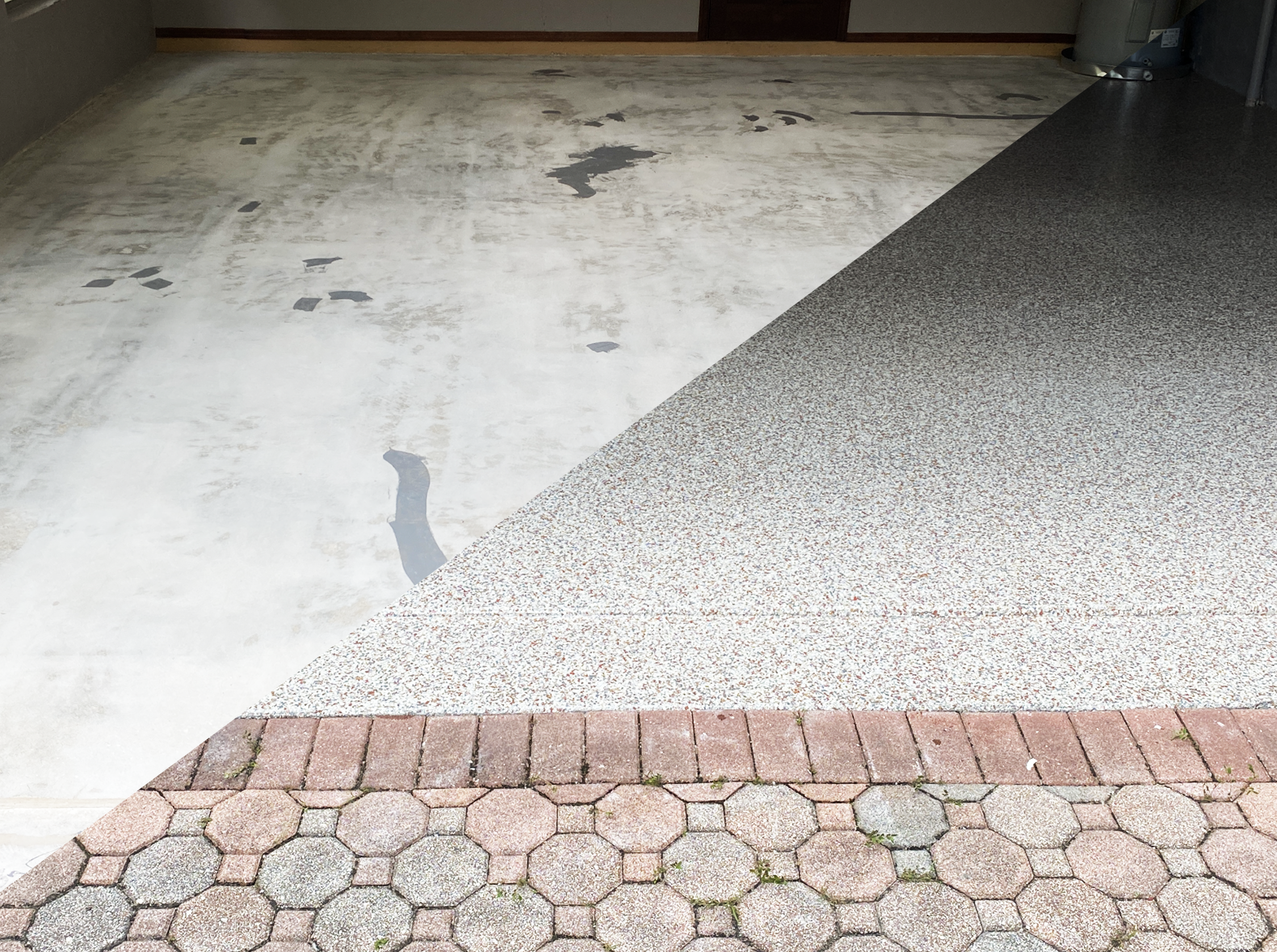 in home garage studio epoxy floor 