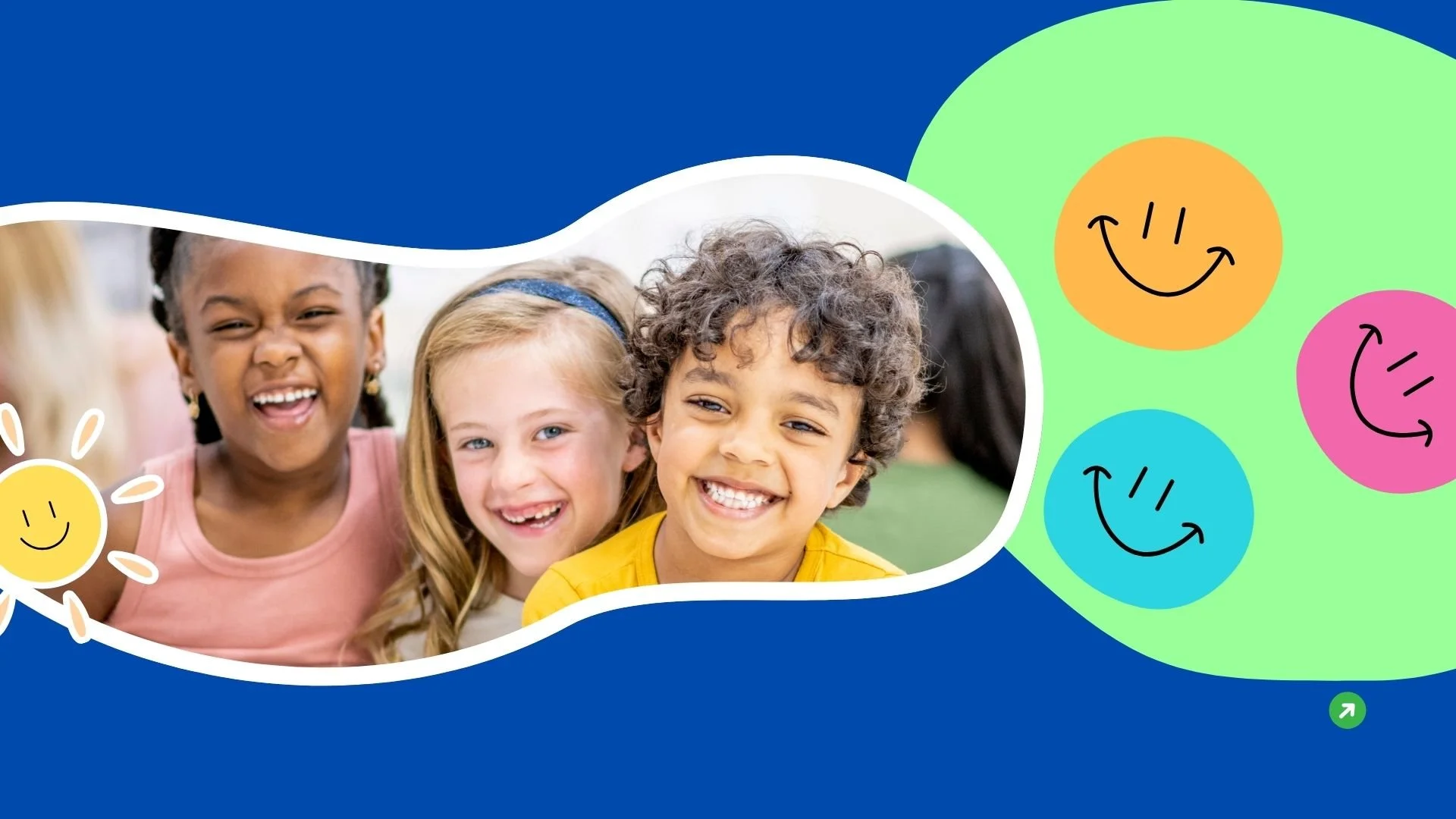 Children smiling during speech-language therapy session in Washington