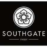 Southgate Philly logo on black background, featuring a geometric emblem above the text.