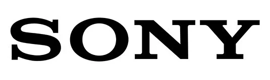 Sony logo in black text on a white background