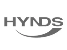 HYND logo in black and white