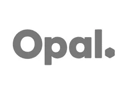 The word 'Opal' in gray text on a white background.