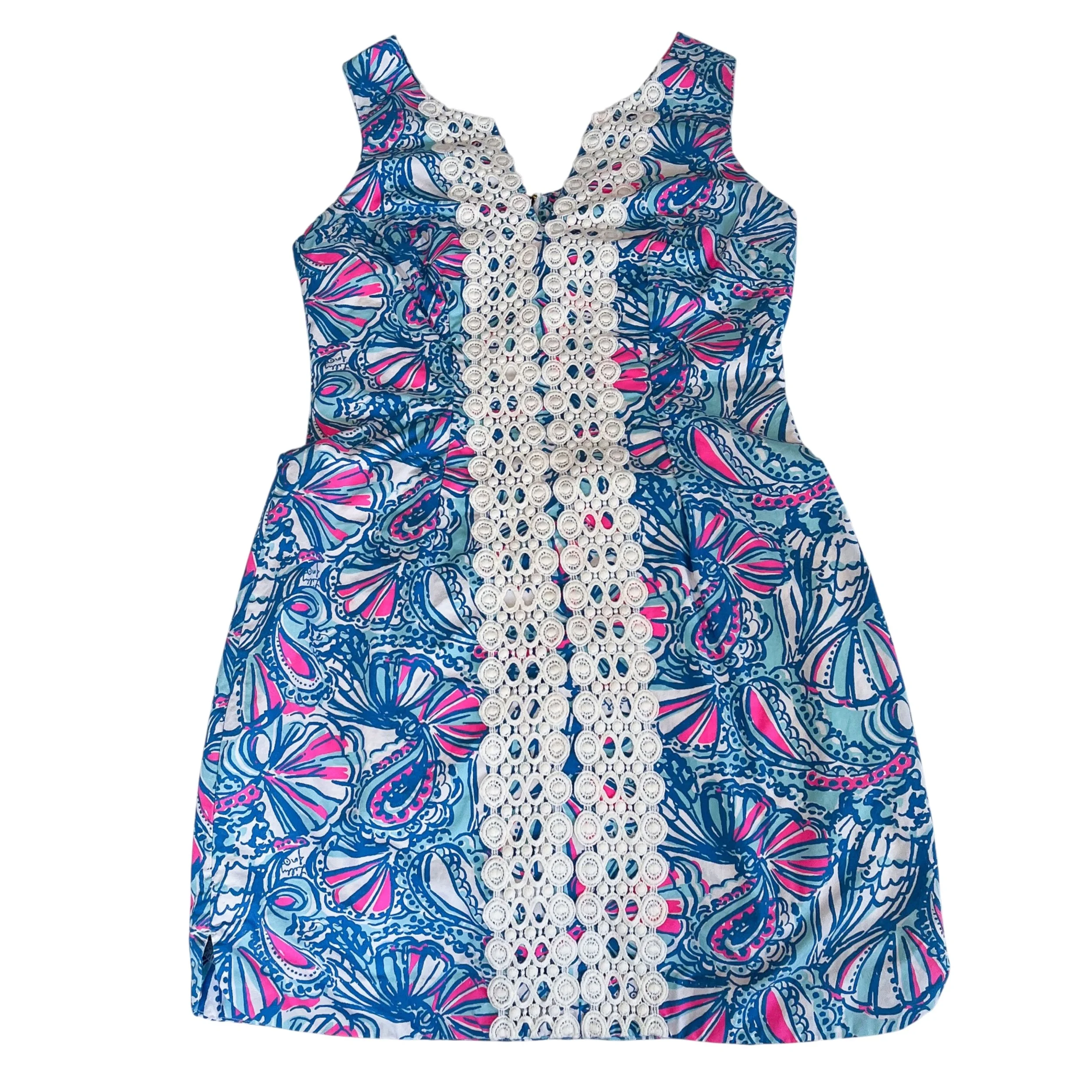 Lilly Pulitzer "My Fans" Shift Dress - Size 2