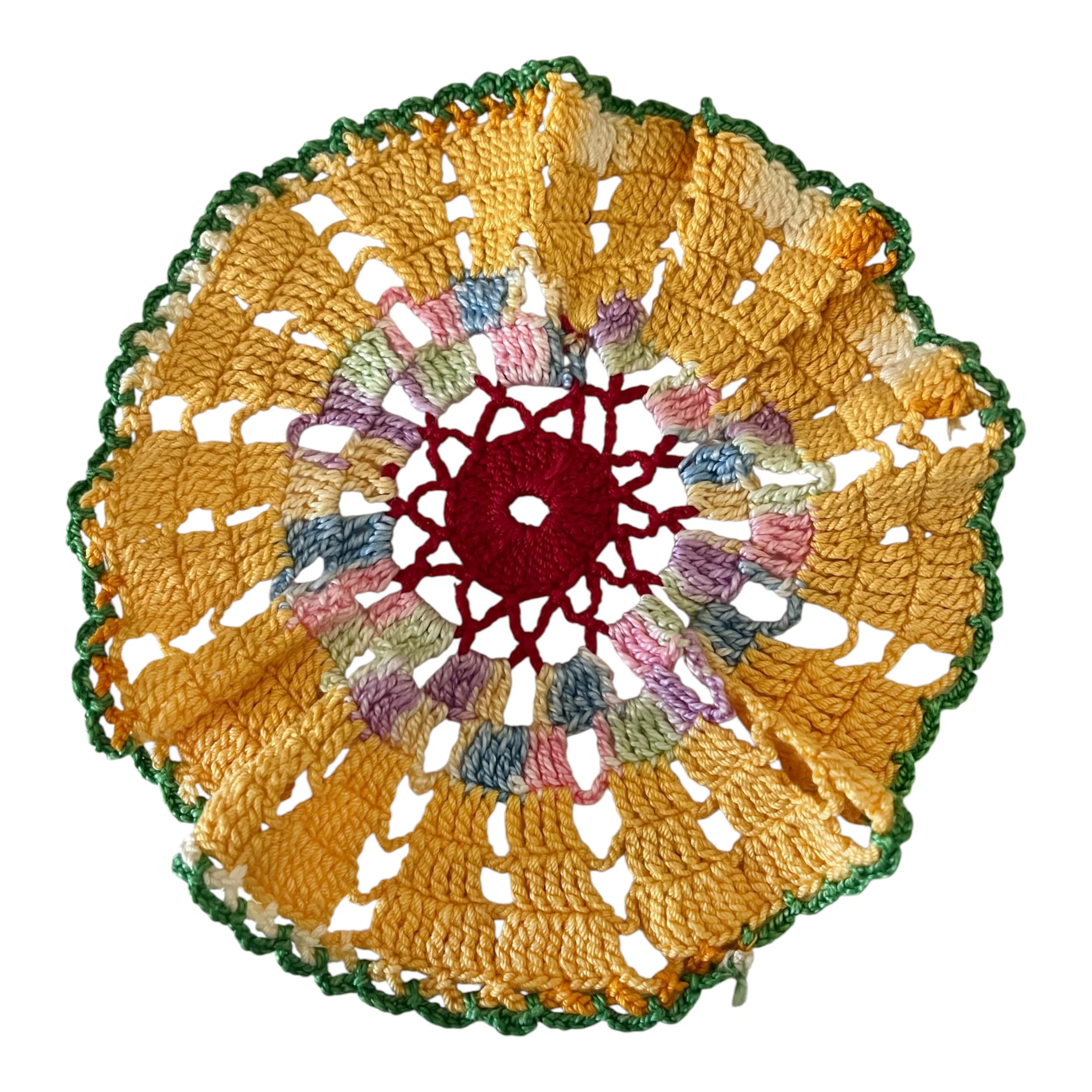 Vintage Crocheted Doily (5.5" Circular)