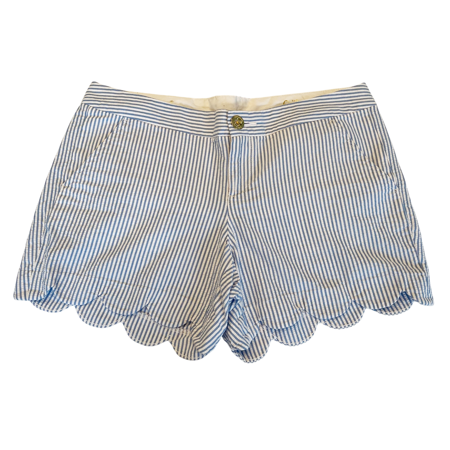 Lilly Pulitzer 5" Buttercup Scallop Hem Shorts - Size 6
