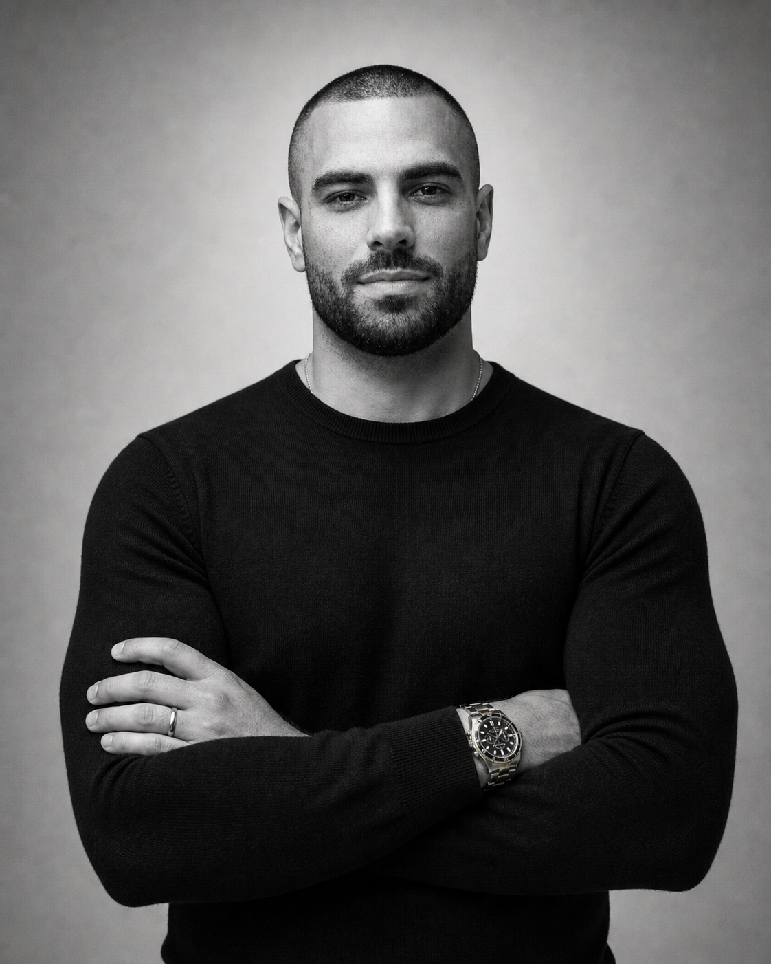 Black-and-white portrait
Chase Yoselowitz, founder of HMN Aide. DPT student at NSU, brown belt grappler, and strength coach for hybrid athletes in Palm Beach County.
