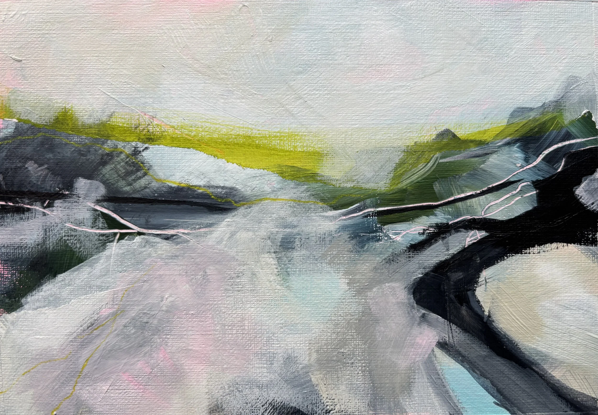 Paintings and collage