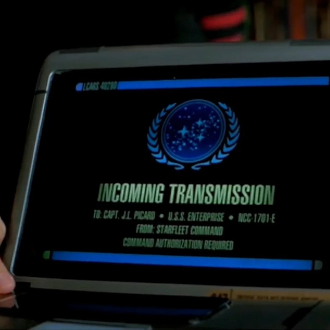 Star Trek Picard laptop