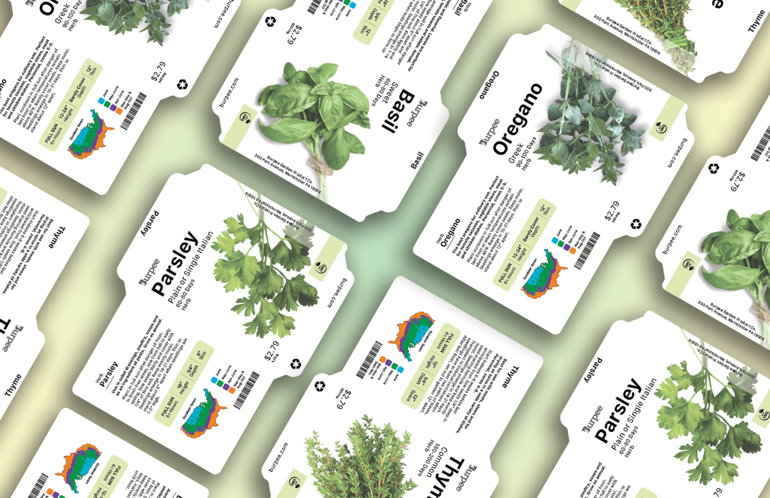 Burpee Seed Packet Redesign