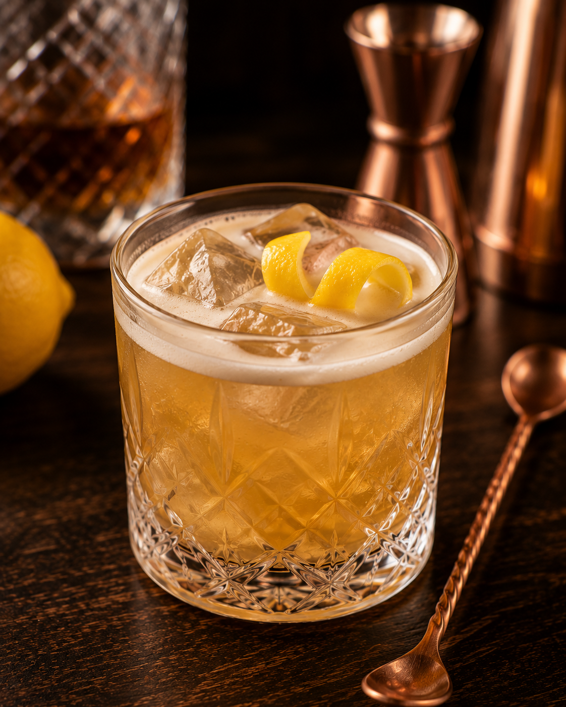 Honey Bourbon Cocktail