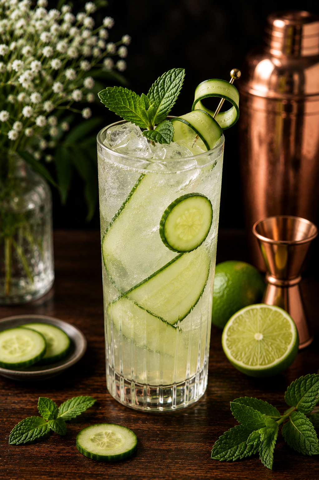 Cucumber Gin Fizz
