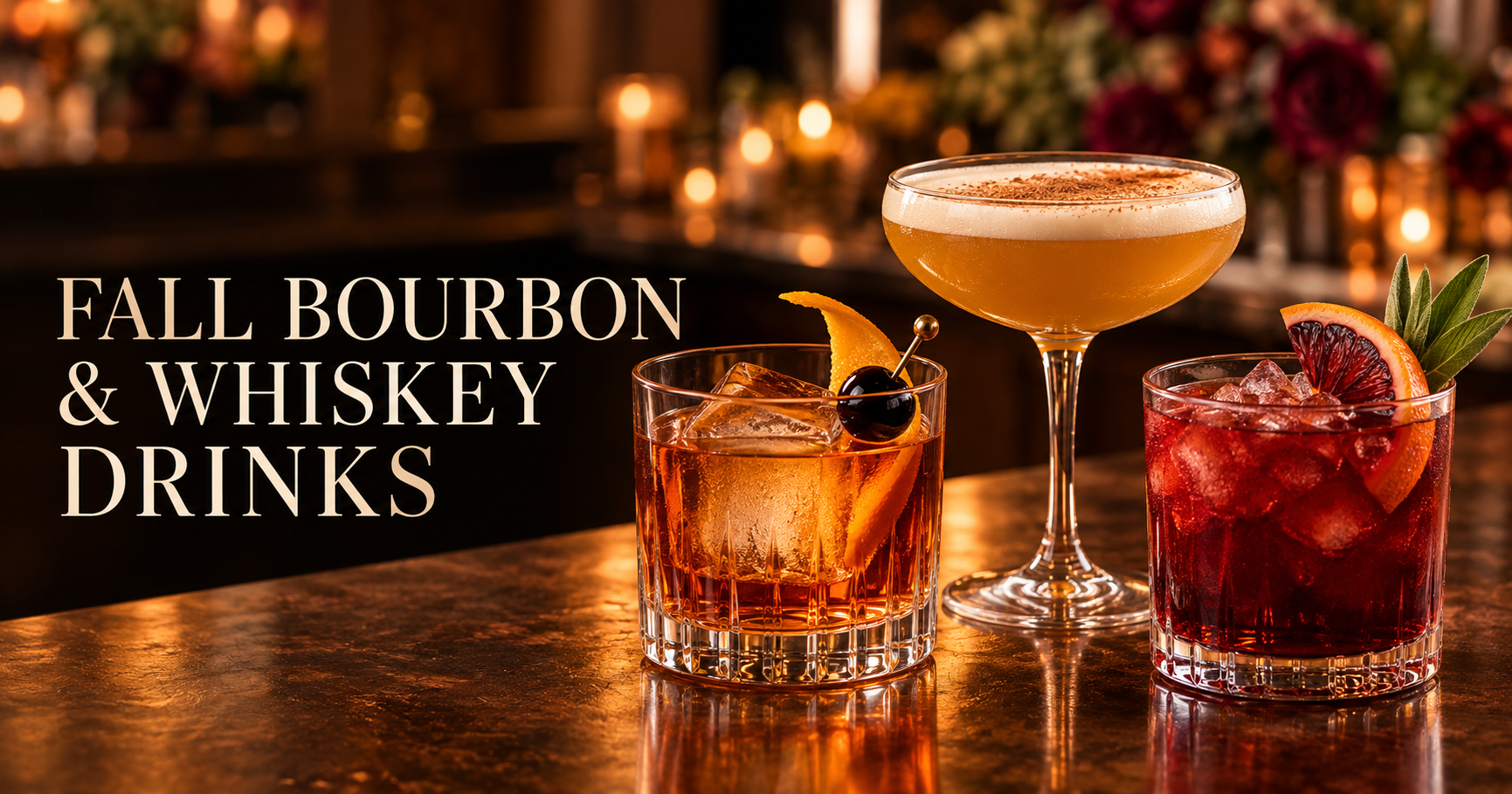 Fall Bourbon and Whiskey Drinks for Texas Events