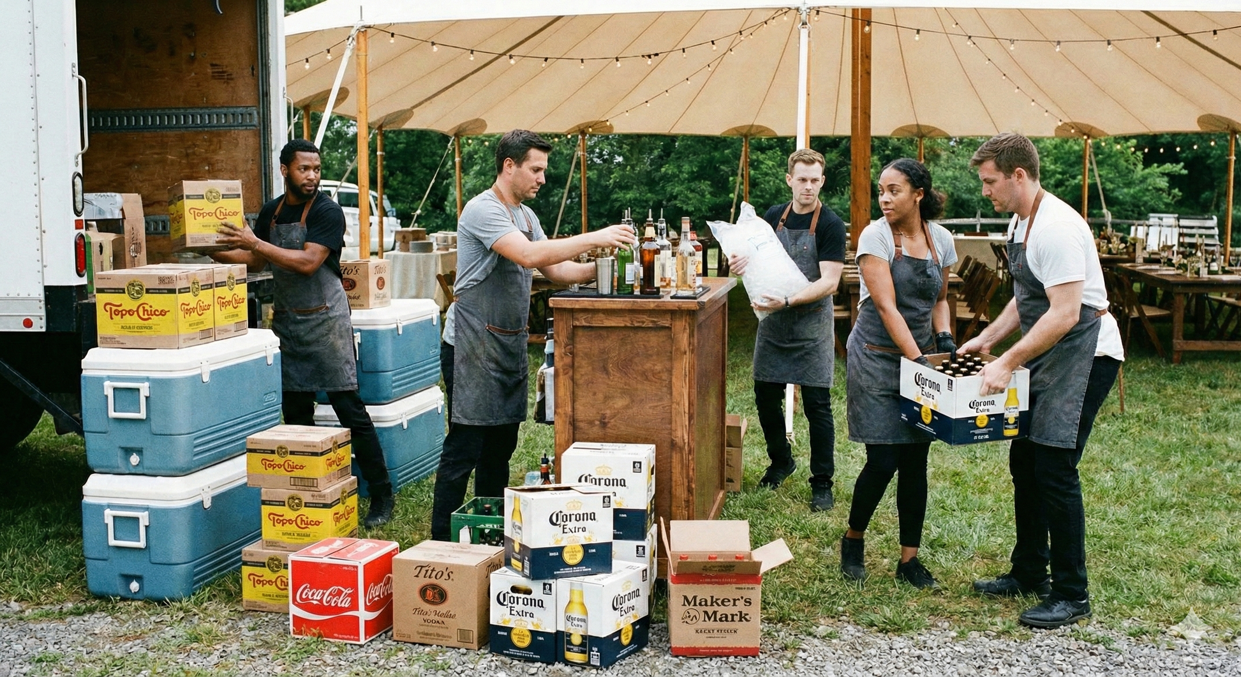 Private party bartending