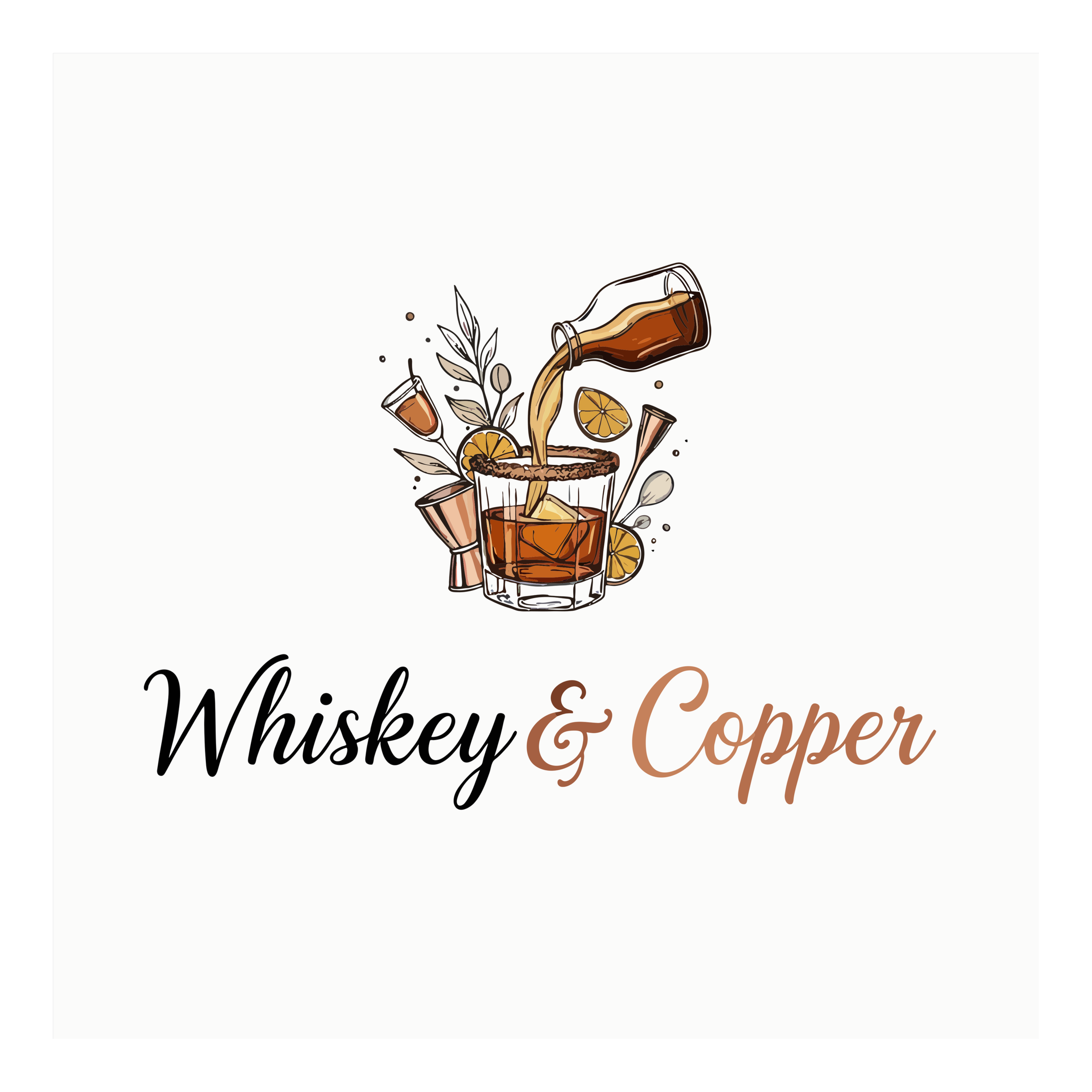 whiskey and copper logo