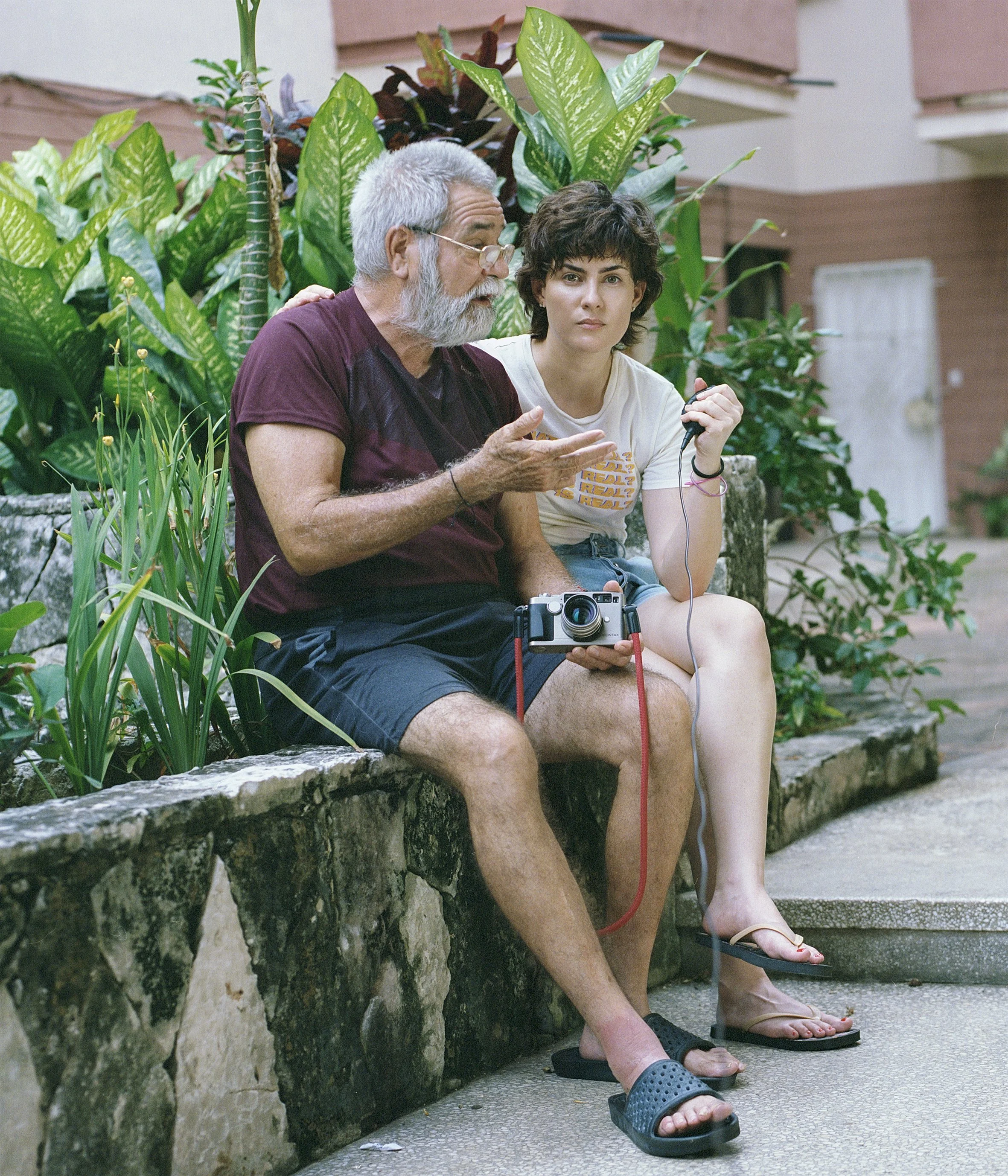 My grandfather Otto teaches me photography