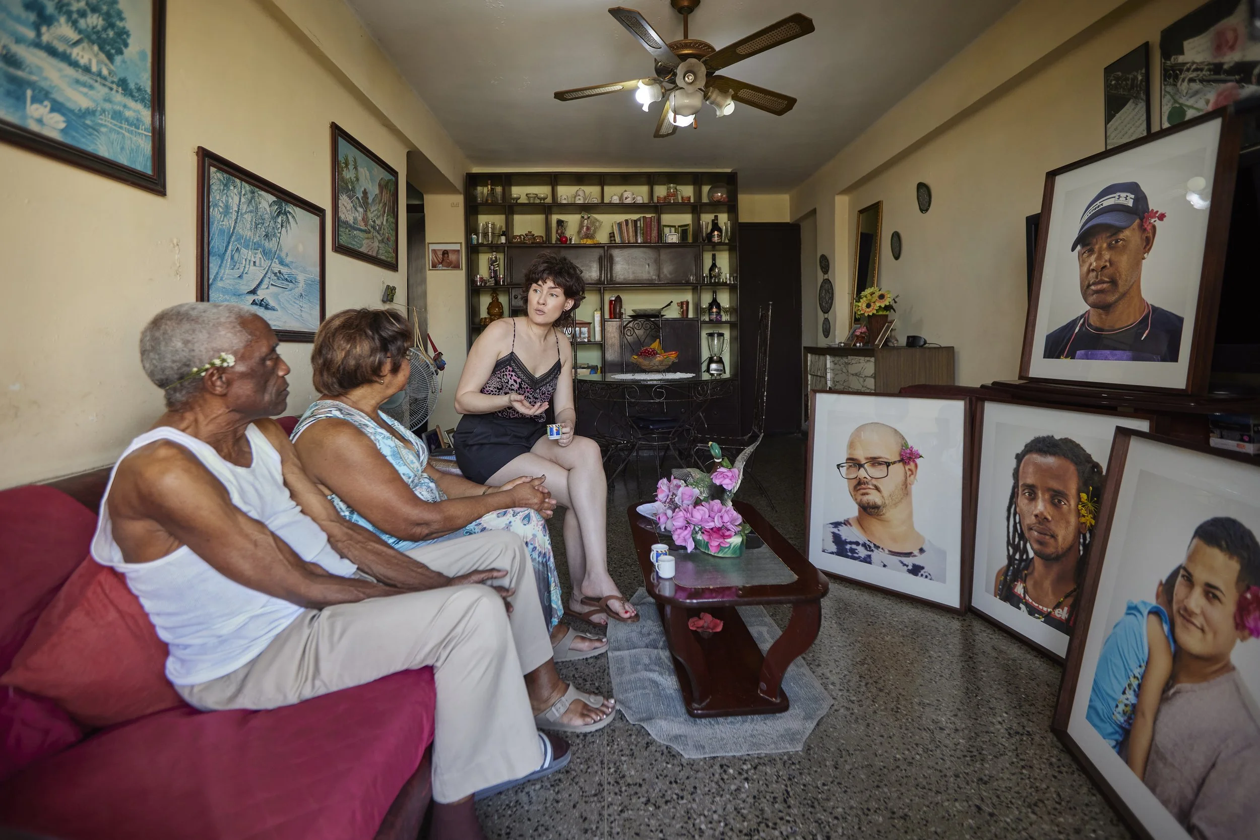 Sharing with my grandmother Estela and my grandfather Adalberto works from my last
exhibition in Havana, “Masculinities”