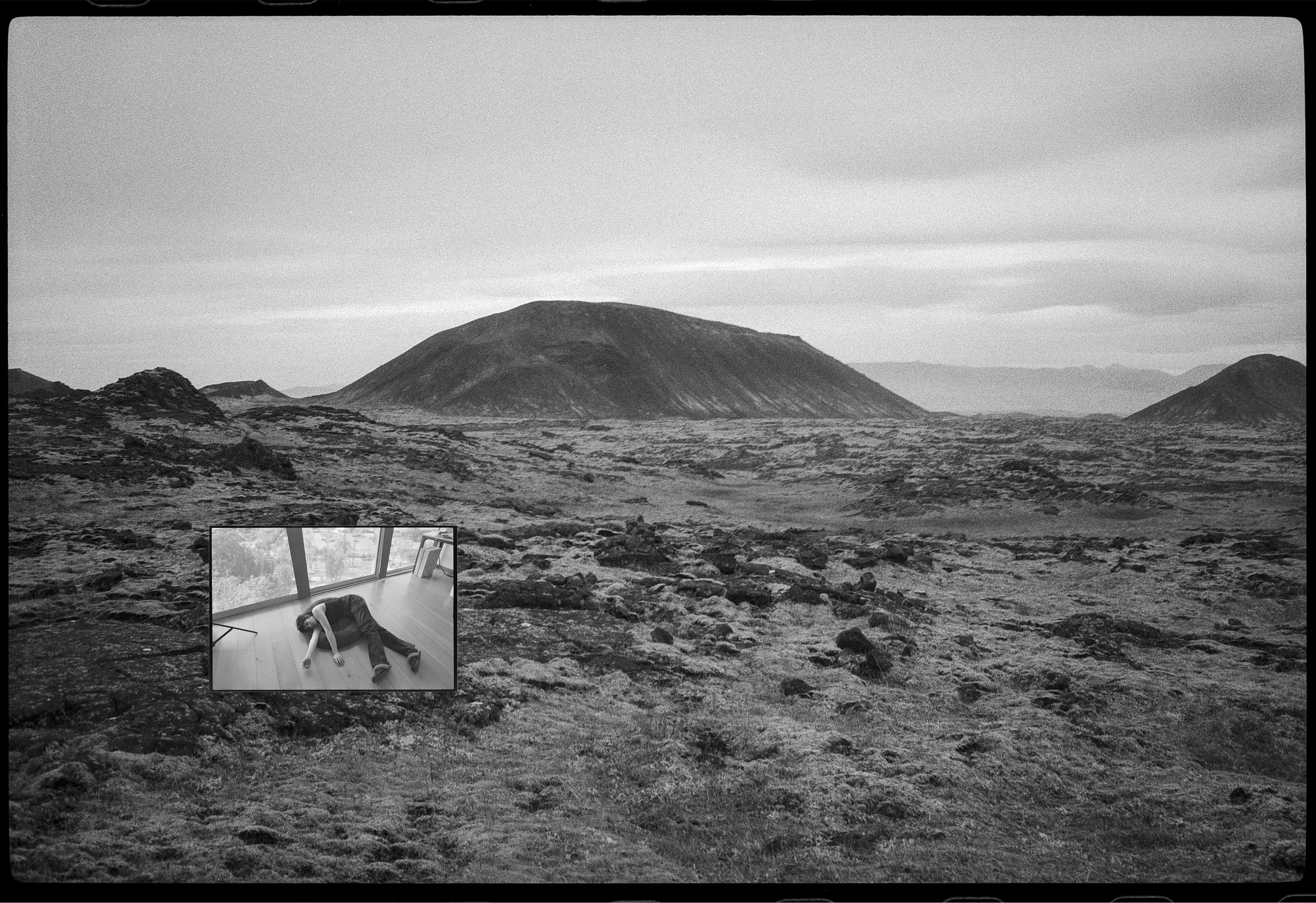 Volcano in the Background