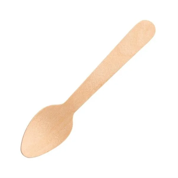 Eco-Friendly Wooden Teaspoons - Pack of 100
