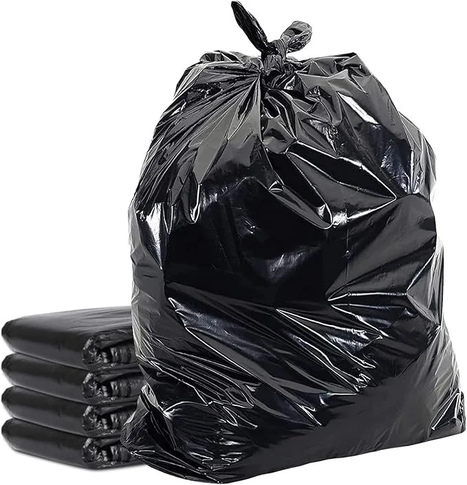 Heavy-Duty Single Black Supersacks - Pack of 25
