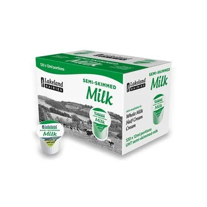 Lakeland Dairies Semi-Skimmed Milk Pods 120 x 12ml